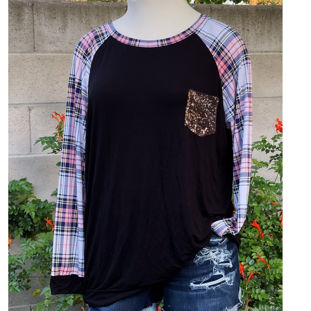 Black plaid